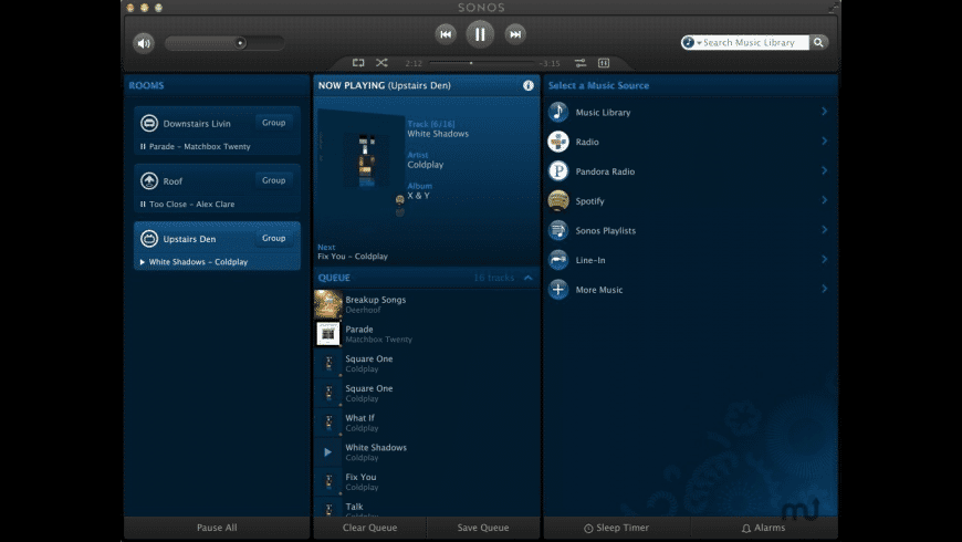 Play sonos from mac